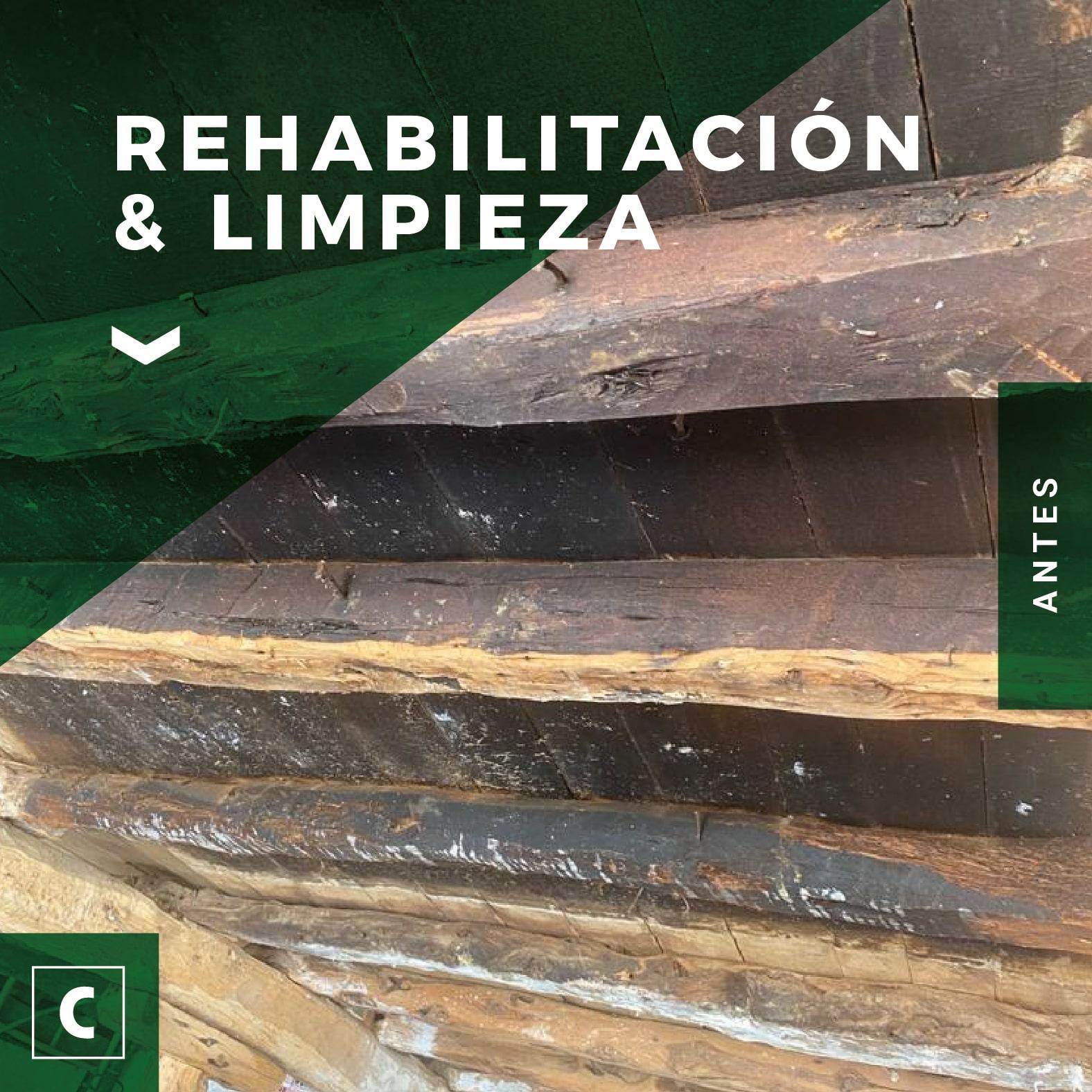 Rehabilitación vigas de madera