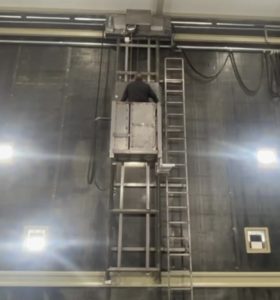 Plataformas elevadoras para cabinas de chorro